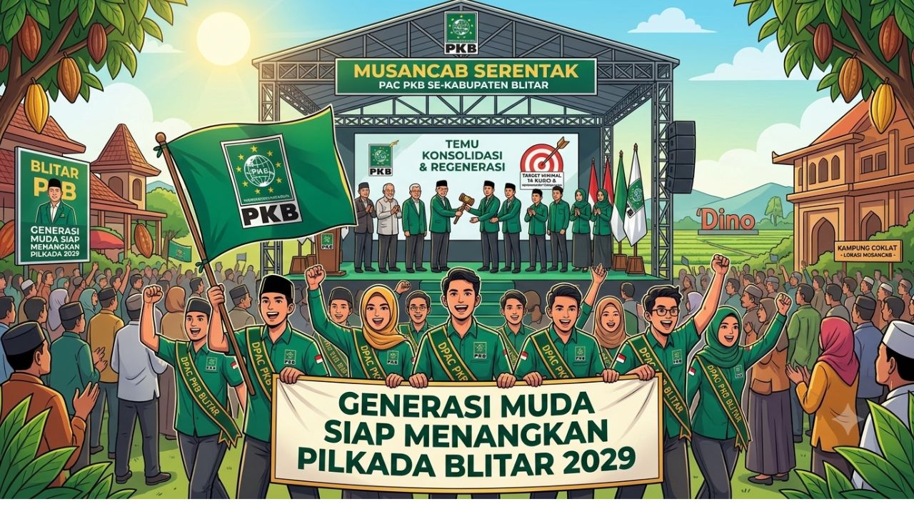 PKB Blitar Akan Gelar Musancab, Generasi Muda Siap Menangkan Pilkada 2029