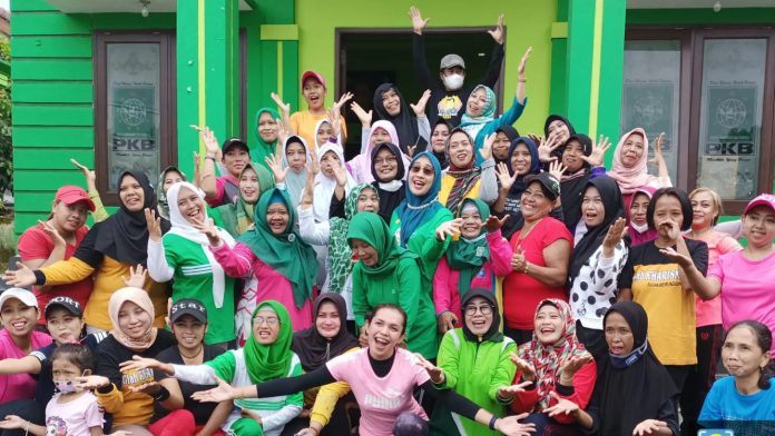 Anggia Ermarini ‘Gayeng’ Ajak Ibu-ibu Perempuan Bangsa Senam Jaga Kekebalan Tubuh